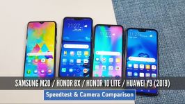 Samsung M20 vs Honor 8X vs Honor 10 Lite vs Huawei Y9 