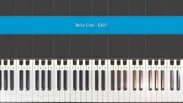 آموزش نت پیانو Bella Ciao  EASY Piano