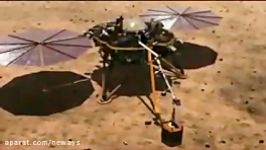 فرود ربات مریخ نورد ناسا بر روی سطح سیاره مریخ