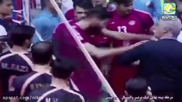 درگیری زدوخورد در سالن شهید گلعباسی؛ ملی پوش والیبال در وسط ماجرا