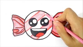 HOW TO DRAW A CANDY  COMO DESENHAR UM DOCE KAWAII