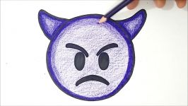 HOW TO DRAW A BAD EMOJI  COMO DESENHAR UM EMOJI