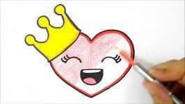 HOW TO DRAW A HEART  COMO DESENHAR UM CORAÇÃO FOFINHO