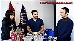 شباهت های زبان فارسی، ترکی کردی