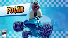گیم پلی شخصیت Polar بازی Crash Team Racing Nitro Fueled  زومجی