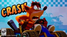 گیم پلی شخصیت Crash Bandicoot بازی Crash Team Racing Nitro Fueled  زومجی