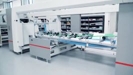 BOBST MASTERFOLD folder gluer  Configuration for e commerce boxes