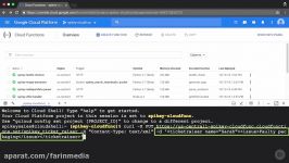 آموزش راه اندازی برنامه های Serverless بوسیله Google Cloud Functions...