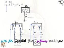 تشریح مدار شیشه بالابر پراید مدل KIA