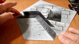DRAWING TUNNEL STAIRS  How to Draw 3D Stairs  Illusion on Paper