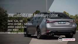 2018 Lexus GS F 10th Anniversary Edition 0 100kmh