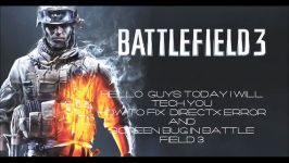 BattleField 3 cracked Directx Error and screen bug Fixed 