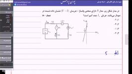 فیلم آموزشی کنکور ارشد برق درس مدار  ل مدارات شامل المان غیر خطی