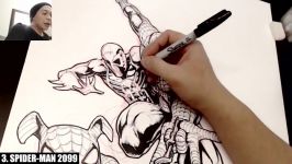 DRAWING OVER 50 DIFFERENT SPIDER MAN SUITS