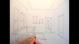 How To Draw A Room with One Point Perspective