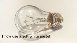 How to Draw a Realistic Lightbulb Time Lapse