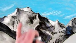 How to Draw a Mountain Narrated step by step