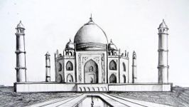 How to Draw the Taj Mahal Narrated Step by Step