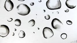 How to Draw Water Drops Time Lapse