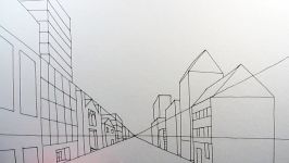 How to Draw a City Street in One Point Perspective Narrated