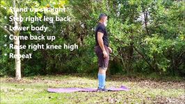 Right Lunge Knee Hops