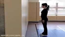 Wall Push ups حرکت شنا دیوار