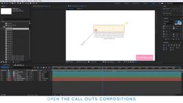 آموزش ویدئویی عناوین متحرک Callout برای افترافکت