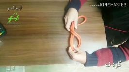 آموزش گره نه knot 9