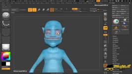 تنظیم وضعیت ایستادن کاراکتر در نرم افزار زیبراش Pixologic ZBrush 4R8