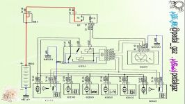 تشریح مدار الکتریکی قفل مرکزی پژو 405