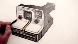 How To Draw A Camera Polaroid Land Camera