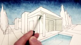 How to Draw in 2 Point Perspective A Modern House