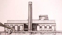 How to Draw Famous Buildings Tate Modern London