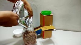 How To Make Dog Feeder at Home  Dog Food Dispenser from Cardboard