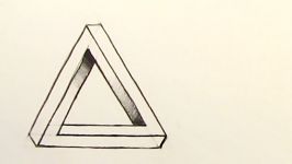 How to Draw The Impossible Triangle Optical Illusion Narrated Step by Step