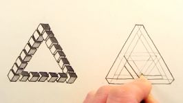 How to Draw The Impossible Triangle in 3 Different Ways Narrated