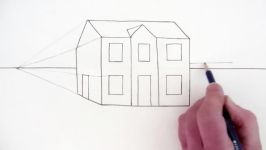 How to Draw a House in 1 Point Perspective Narrated