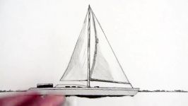 How to Draw a Boat Sailing Boat
