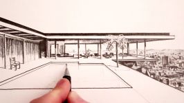 How to Draw a Modern House Time Lapse