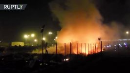 Huge fire engulfs migrant camp near Casablanca