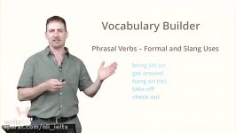 IELTS TOEFL Writing Phrasal Verbs