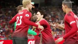 گیم پلی بازی فوتبال Pes 2019 جام باشگاه های اروپا