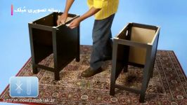 مونتاژ میز مدیریت ایکیا مدل HEMNES