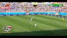 لحظات حساس بازی ایران  آرژانتین