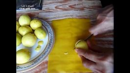 طریقه خشک کردن پودر کردن لیمو how to dry lime or lemon