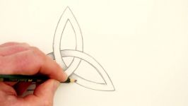 How to Draw a Celtic Knot The Triquetra Step by Step