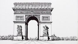 How to Draw Famous Buildings The Arc de Triomphe