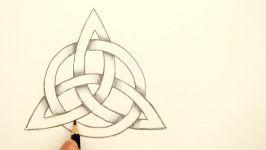 How to Draw a Celtic Knot The Triquetra with a Circle
