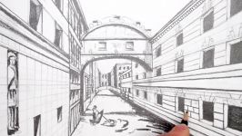 How to Draw using 1 Point Perspective Draw a View of Venice