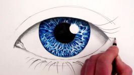 How to Draw a Realistic Eye in Colour